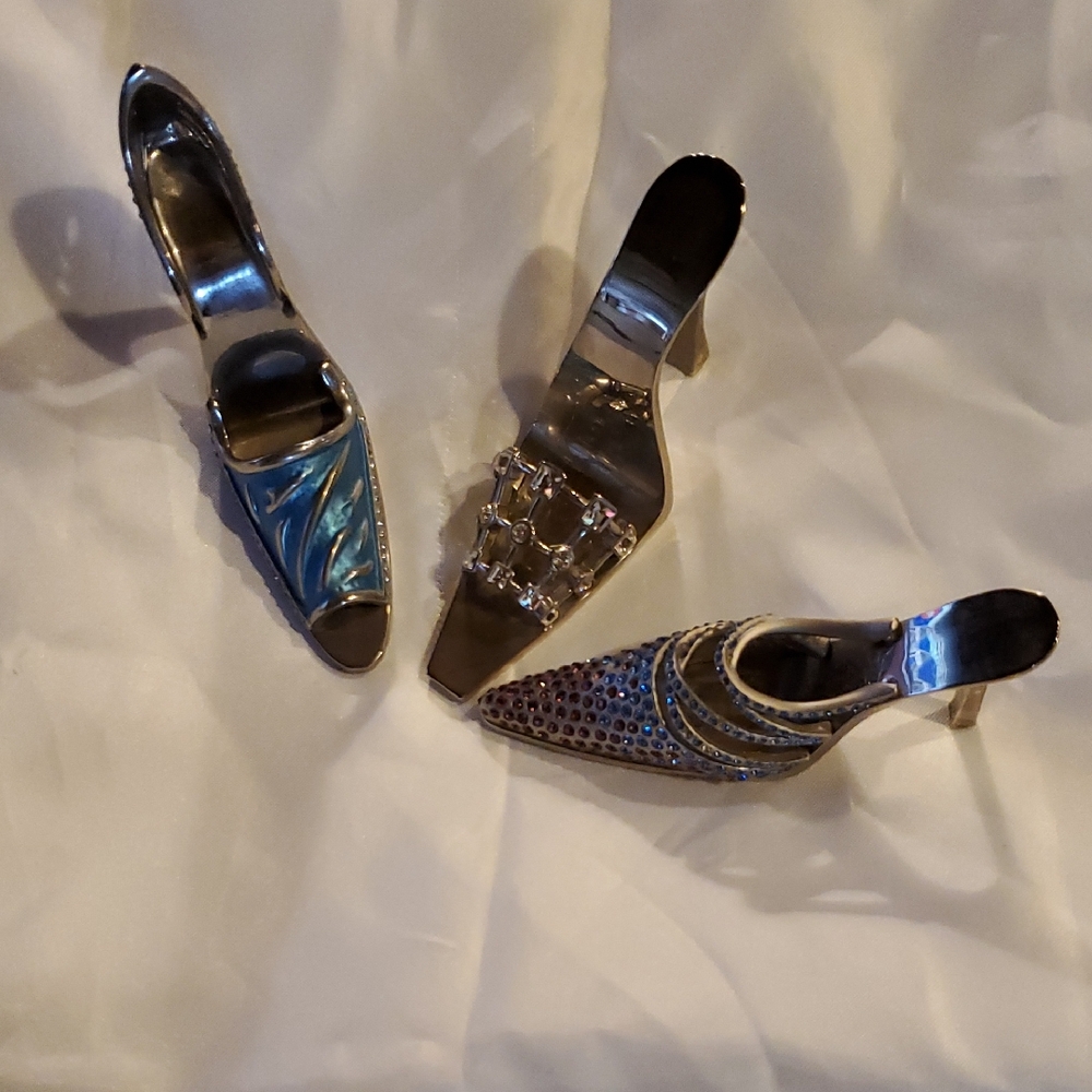 Juju Palais Royal Silver And Blue Tiny Shoes